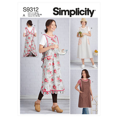 Simplicity Sewing Pattern 9312 Aprons from Jaycotts Sewing Supplies