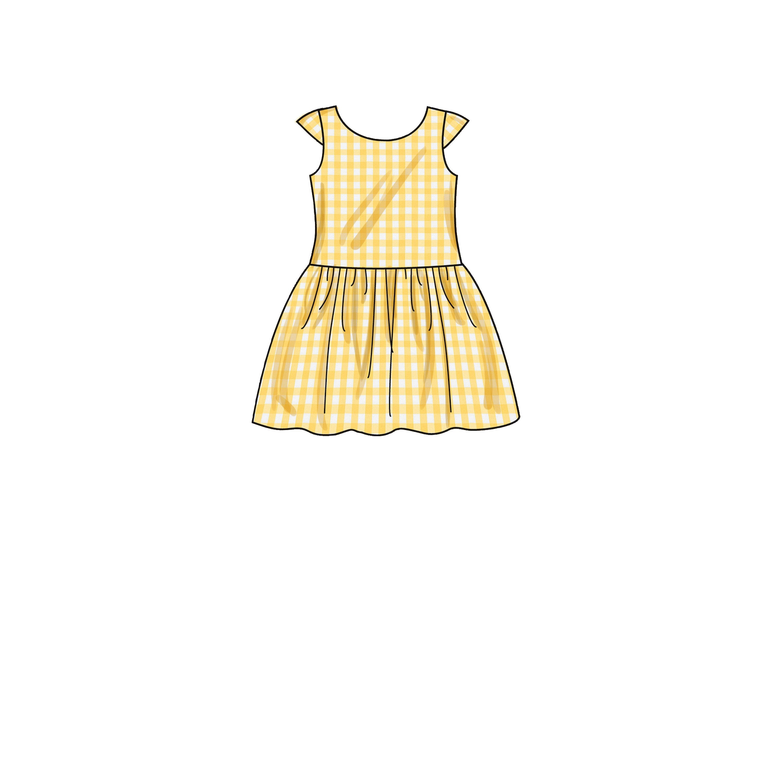Simplicity Sewing Pattern S9320 Children's Gathered Skirt Dresses from Jaycotts Sewing Supplies