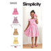 Simplicity Sewing Pattern S9320 Children's Gathered Skirt Dresses from Jaycotts Sewing Supplies
