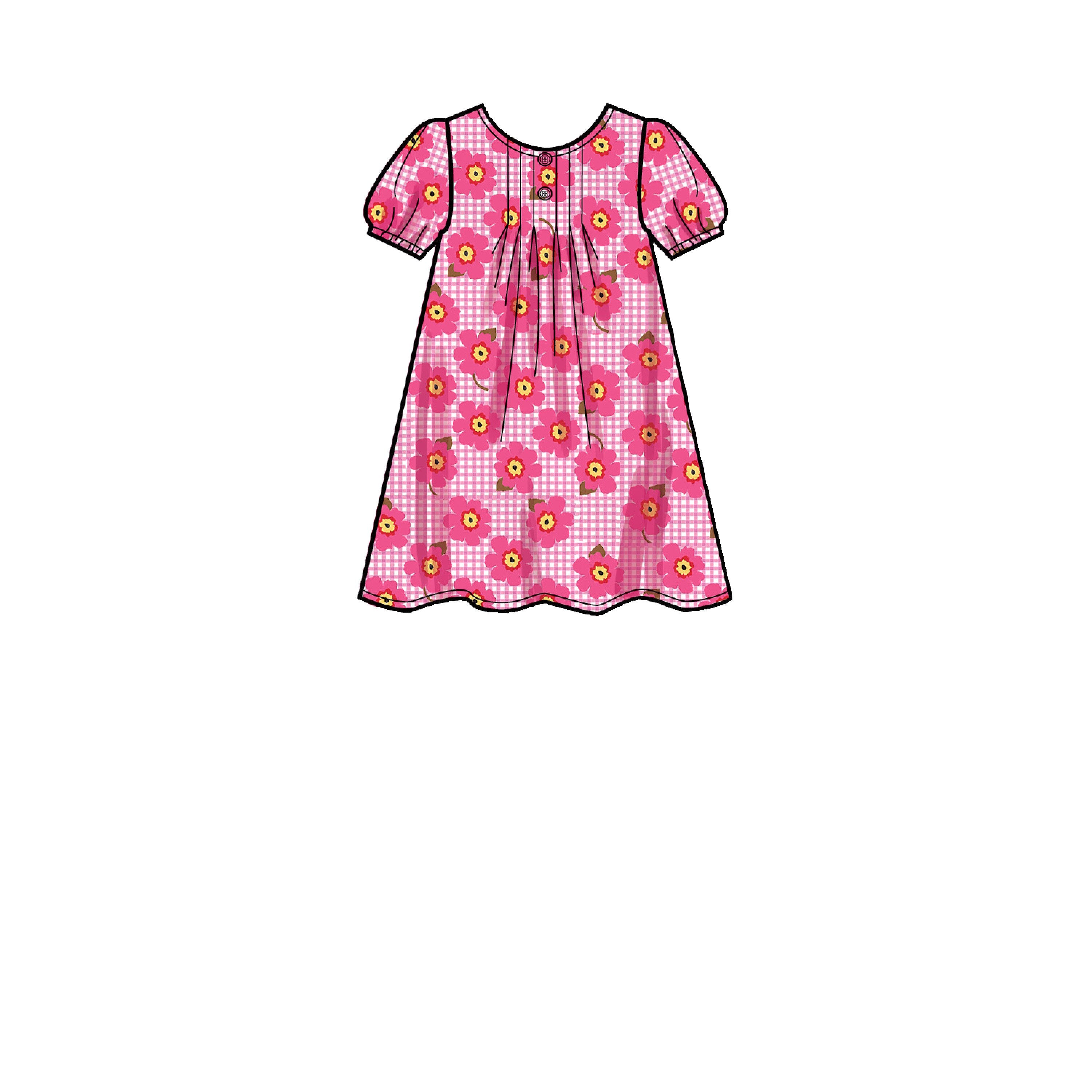 Simplicity Sewing Pattern S9321 Children's Tops, Dresses, Shorts from Jaycotts Sewing Supplies