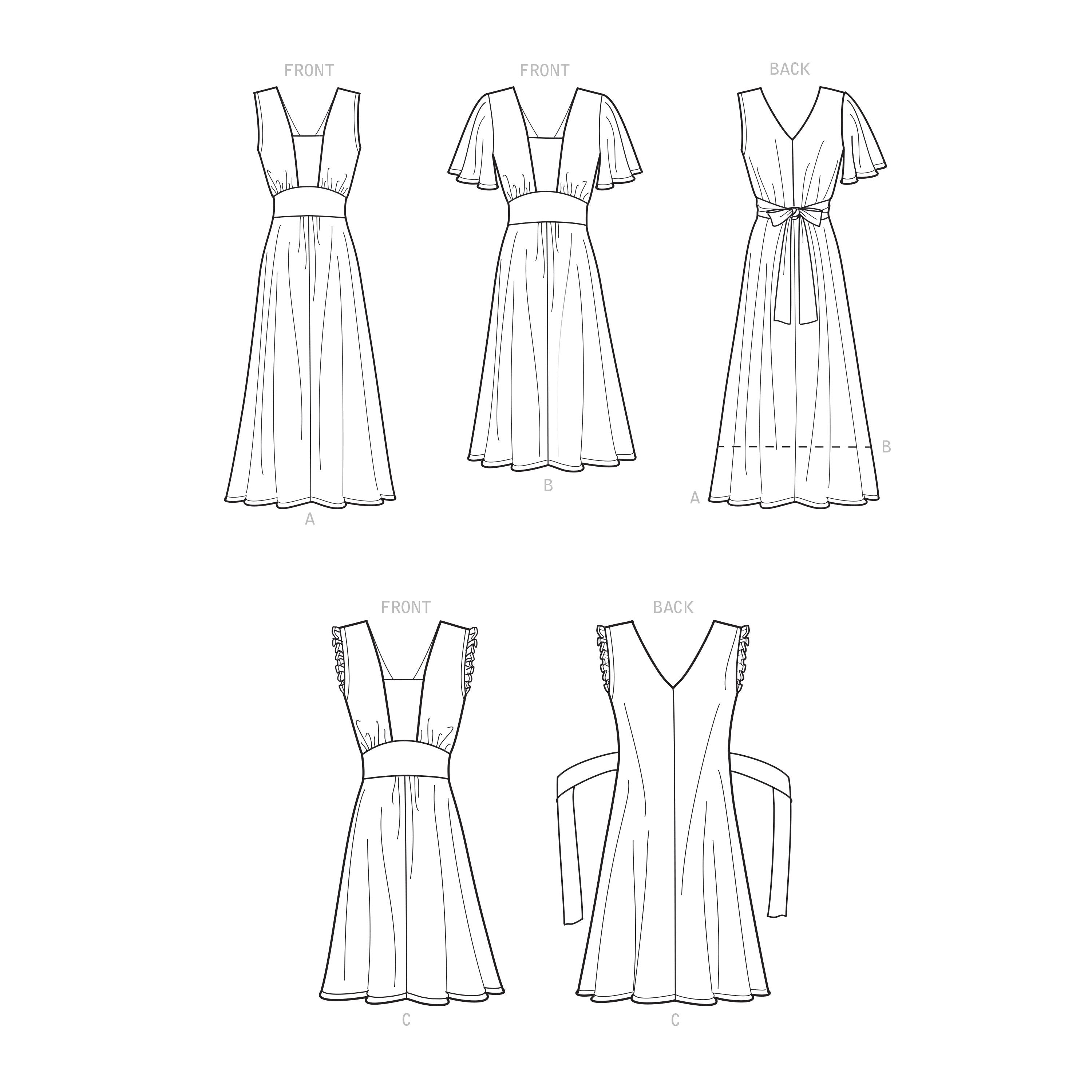 Simplicity Sewing Pattern S9325 Misses' and Women's Dress with Length Variations from Jaycotts Sewing Supplies