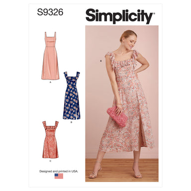 Simplicity Sewing Pattern S9326 Misses' Dresses from Jaycotts Sewing Supplies