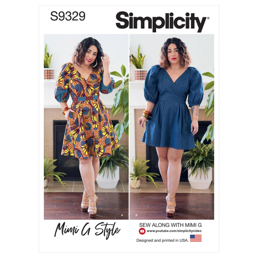 Simplicity Sewing Pattern S9329 Misses' Dress in Two Lengths from Jaycotts Sewing Supplies
