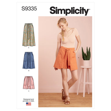 Simplicity Sewing Pattern S9335 Misses' Skirts and Skort from Jaycotts Sewing Supplies