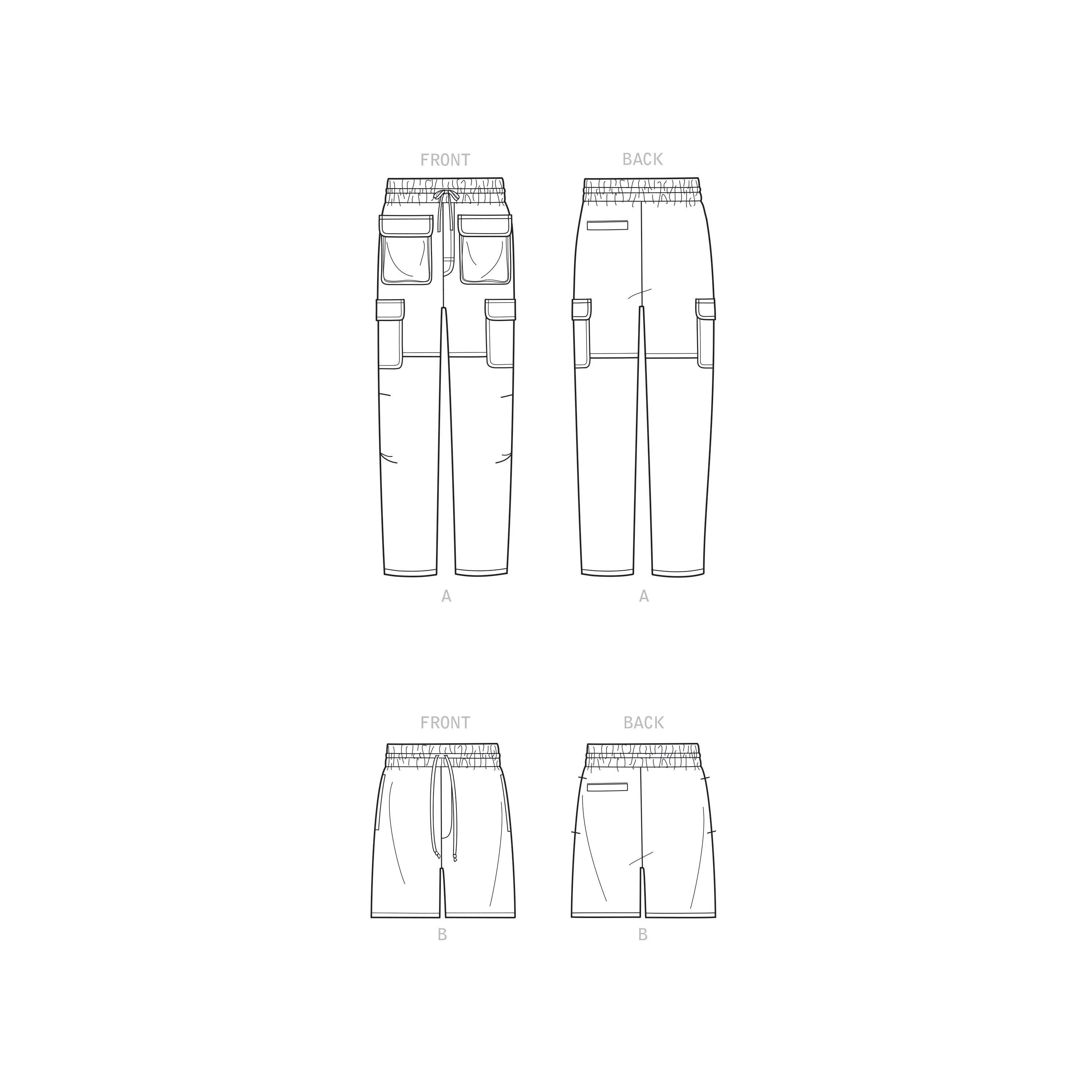 Simplicity Sewing Pattern S9338 Men's Pull-On Pants or Shorts from Jaycotts Sewing Supplies