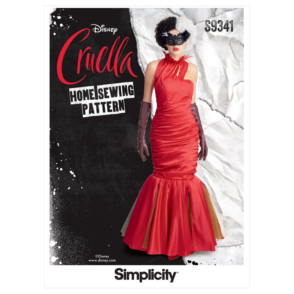 Simplicity Sewing Pattern 9341 Misses' Cruella Costume from Jaycotts Sewing Supplies