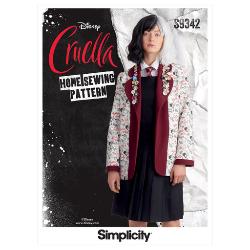 Simplicity Sewing Pattern 9342 Unisex Cruella Costume from Jaycotts Sewing Supplies