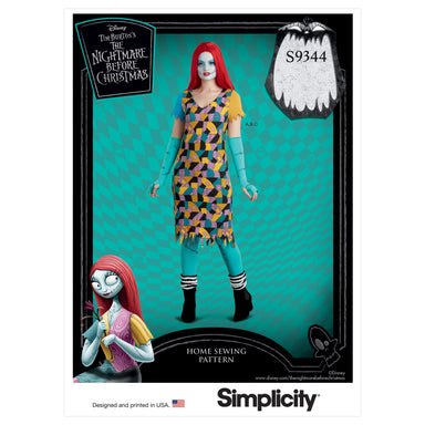 Simplicity Sewing Pattern 9344 Misses' Sally Costume and Face Mask from Jaycotts Sewing Supplies