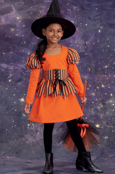 Simplicity S9348 Girls' Halloween Costumes Sewing pattern