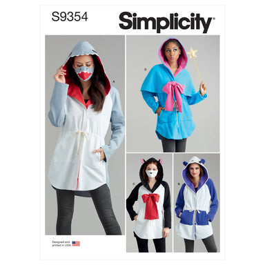 Simplicity Sewing Pattern 9354 Misses' Jacket Costume with Masks and Hat from Jaycotts Sewing Supplies
