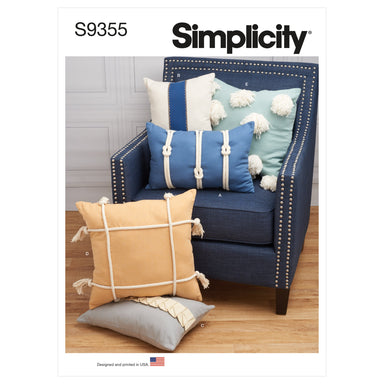 Simplicity Sewing Pattern 9355 Pillows from Jaycotts Sewing Supplies