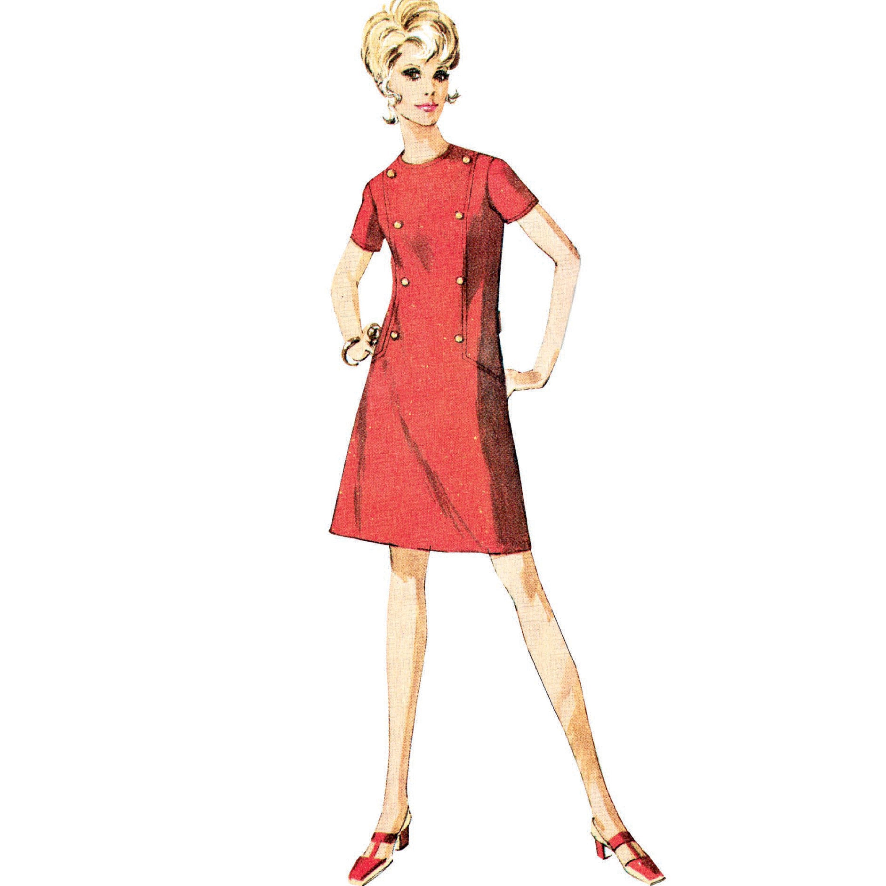 Simplicity Sewing Pattern 9371 Misses' and Women's Dress with Collar, Cuff and Sleeve Variations from Jaycotts Sewing Supplies