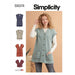 Simplicity Sewing Pattern 9374 Misses' Knit Vests from Jaycotts Sewing Supplies