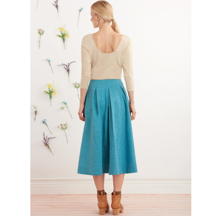 Simplicity Sewing Pattern 9377 Misses' Flared Skirts in Two Lengths from Jaycotts Sewing Supplies