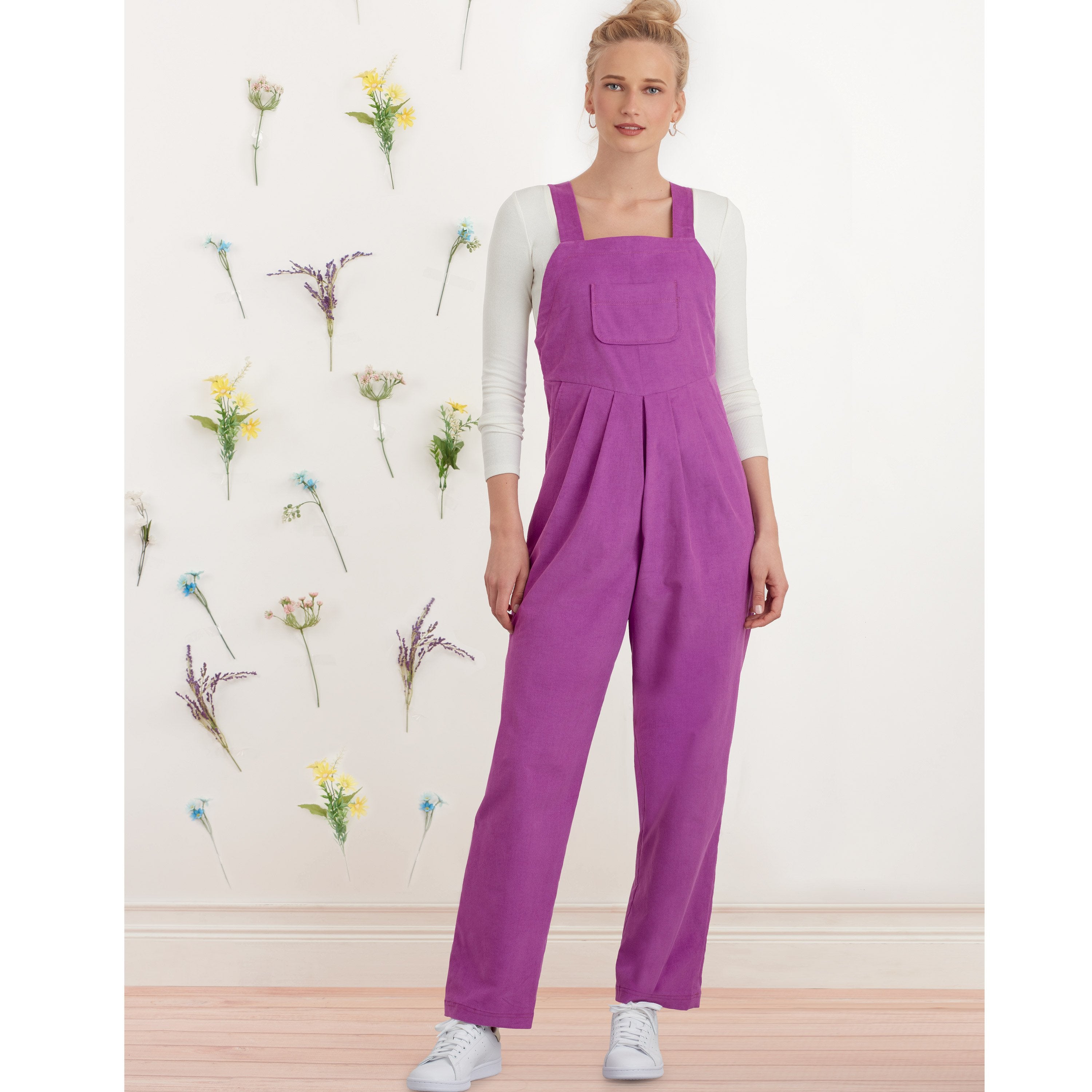 Simplicity Sewing Pattern 9382 Misses' Overall with Shaped Raised Waist and Back Ties from Jaycotts Sewing Supplies