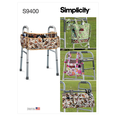 Simplicity Sewing Pattern 9400 Walker Accessories, Bag and Organizer from Jaycotts Sewing Supplies