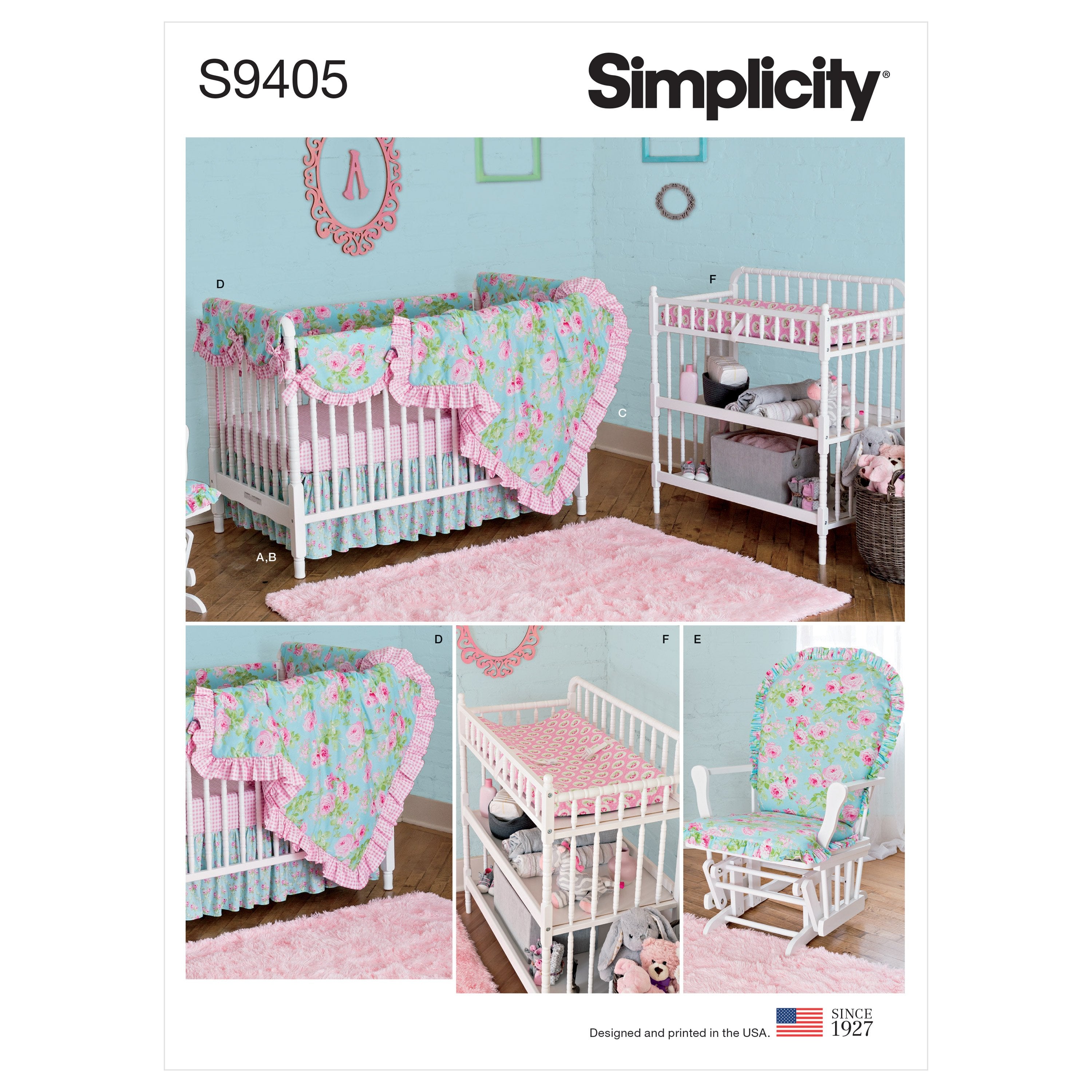 Simplicity Sewing Pattern 9405 Nursery Décor from Jaycotts Sewing Supplies