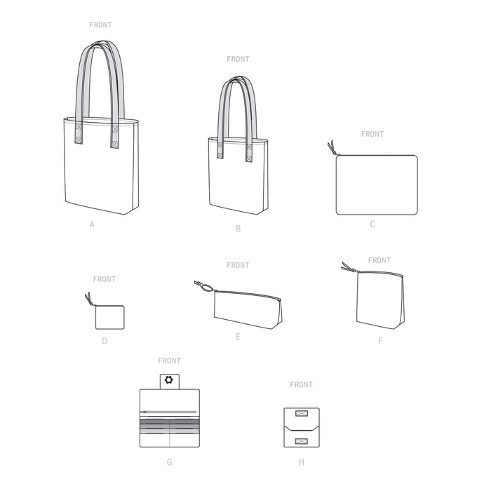 Simplicity Sewing Pattern 9408 Bags and Small Accessories from Jaycotts Sewing Supplies