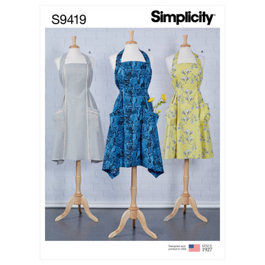 Simplicity Sewing Pattern 9419 Misses' Aprons from Jaycotts Sewing Supplies