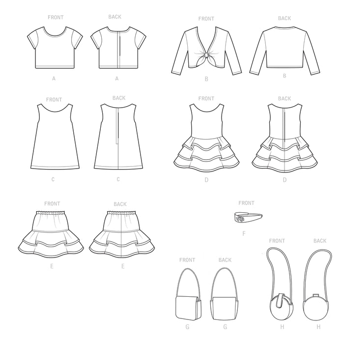 Simplicity Sewing Pattern 9422 18" Doll Clothes from Jaycotts Sewing Supplies