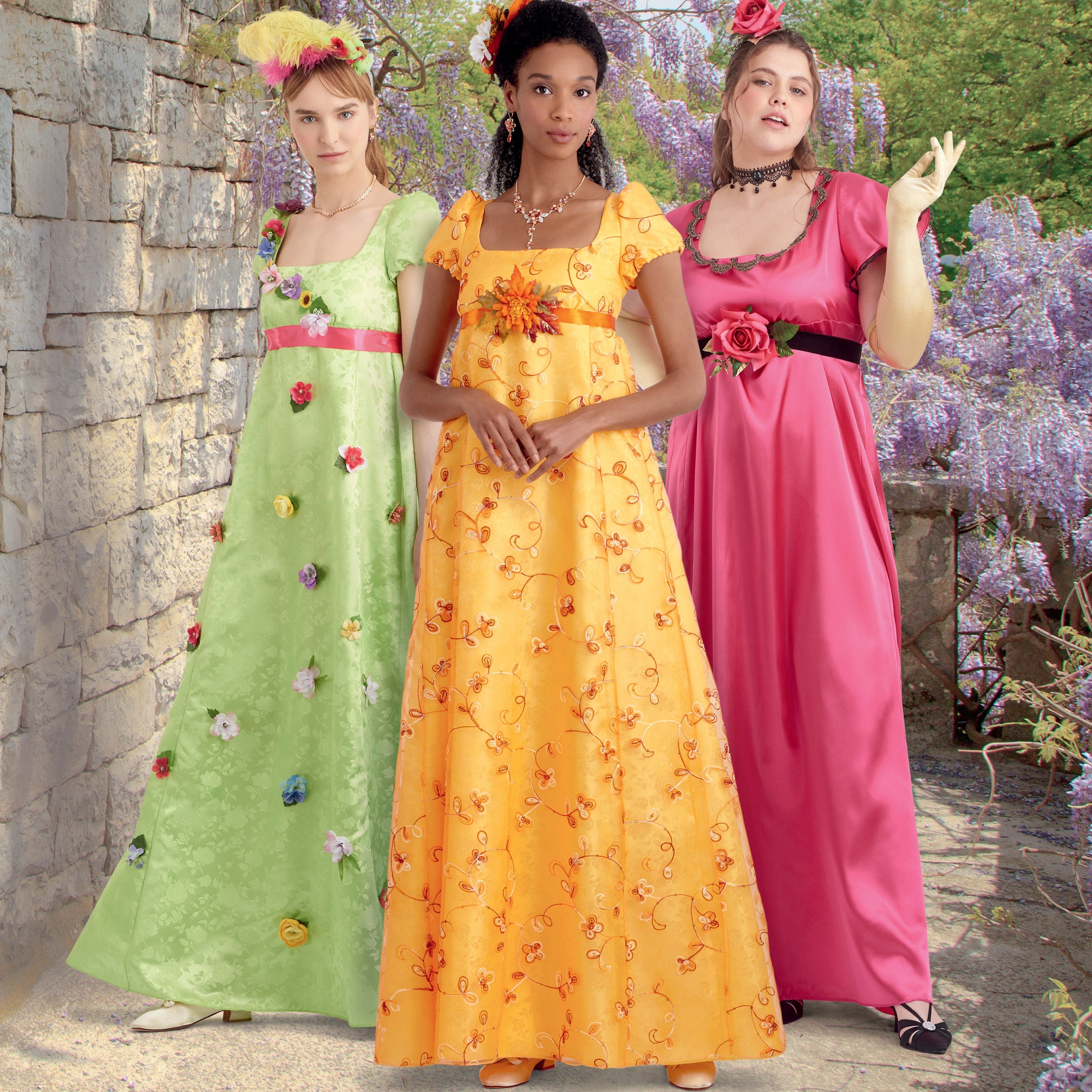 Simplicity Sewing Pattern S9434 Regency Era Style Dresses — jaycotts.co ...