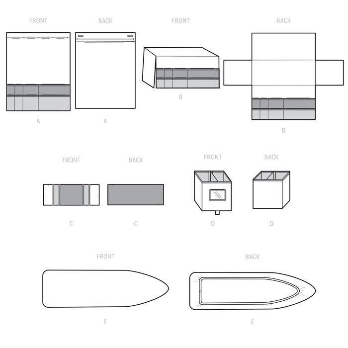 Simplicity Sewing Pattern 9444 Creative Space Décor from Jaycotts Sewing Supplies