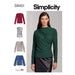 Simplicity Sewing Pattern 9451 Misses' Knit Tops from Jaycotts Sewing Supplies