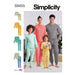 Simplicity Pattern 9455 Misses, Men's and Children's Pyjamas from Jaycotts Sewing Supplies