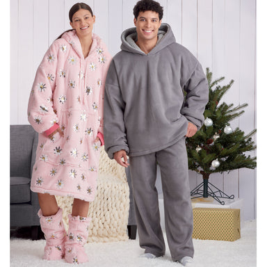 Simplicity Pattern 9456 Unisex Oversized Hoodies from Jaycotts Sewing Supplies
