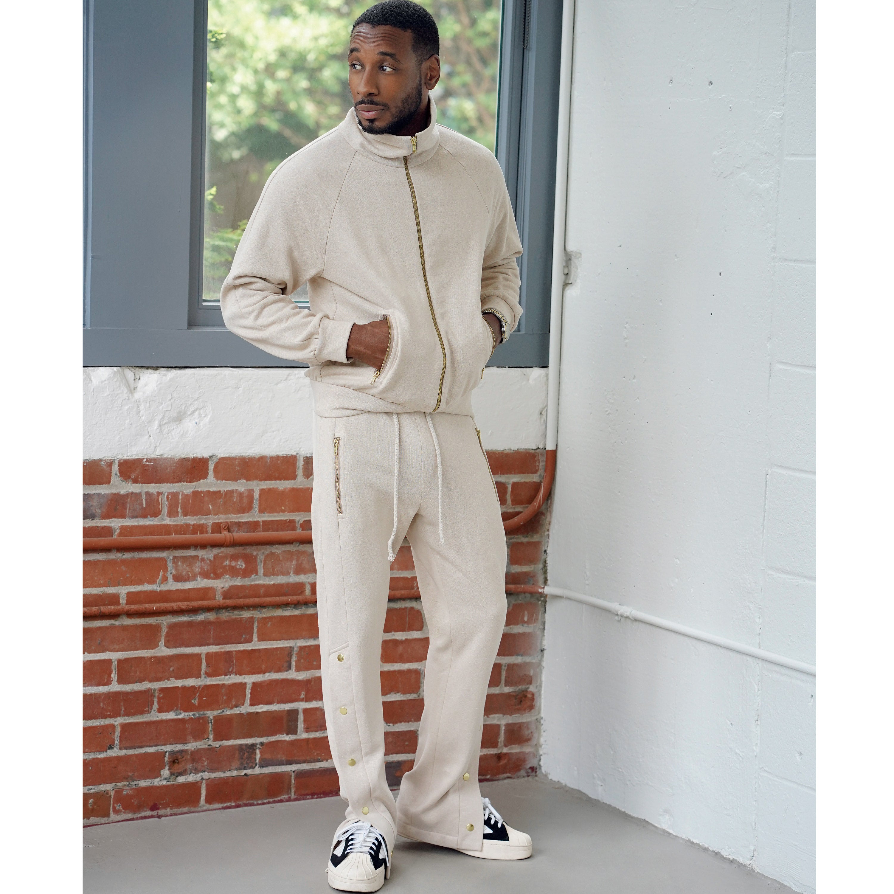 Simplicity Sewing Pattern 9458 Men's Knit Tracksuit from Jaycotts Sewing Supplies
