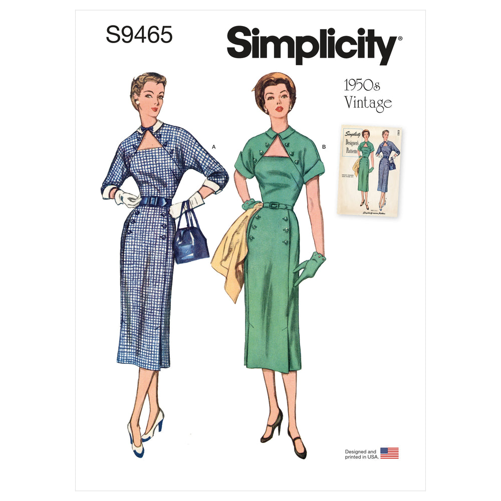 Simplicity Sewing Pattern 9465 Misses Dress from Jaycotts Sewing Supplies