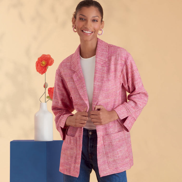 Simplicity Sewing Pattern 9468 Misses Unlined Jacket from Jaycotts Sewing Supplies