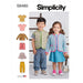 Simplicity Pattern 9485 Toddlers Knit Top, Jacket, Vest, Skirt and Pants from Jaycotts Sewing Supplies