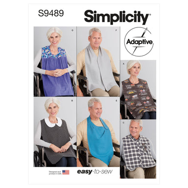 Simplicity Sewing Pattern 9489 Adult Bibs from Jaycotts Sewing Supplies