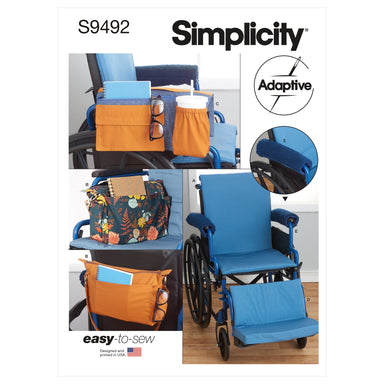 Simplicity Sewing Pattern 9492 Wheelchair Accessories from Jaycotts Sewing Supplies