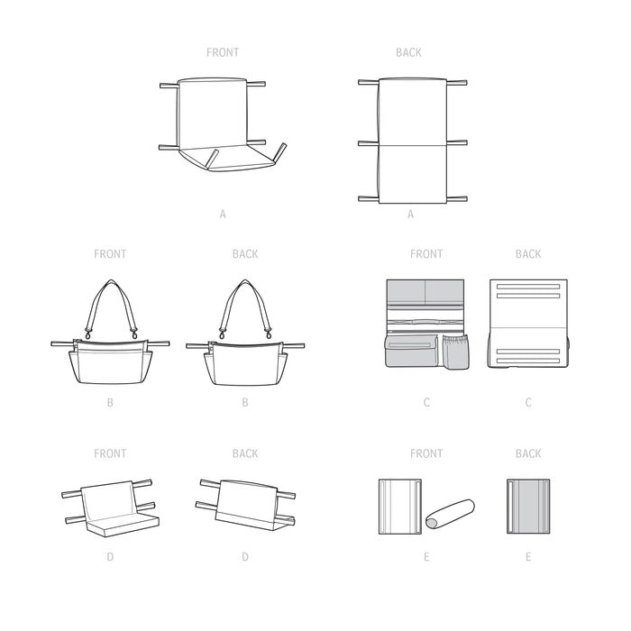 Simplicity Sewing Pattern 9492 Wheelchair Accessories from Jaycotts Sewing Supplies