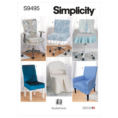 Simplicity Sewing Pattern 9495 Chair Slipcovers from Jaycotts Sewing Supplies