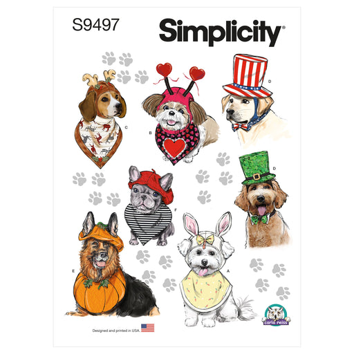 Simplicity Sewing Pattern 9497 Pet Accessories from Jaycotts Sewing Supplies