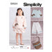 Simplicity Sewing Pattern 9504 Childrens Jacket, Skirt, Cropped Pants and Purse from Jaycotts Sewing Supplies