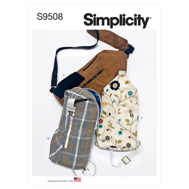 Simplicity 9508 Sling Bags in Two Sizes pattern from Jaycotts Sewing Supplies