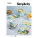 Simplicity 9511 Mug Case, Tea Bag Case, Mug Cozy pattern from Jaycotts Sewing Supplies
