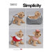 Simplicity 9512 Soft Dog Toy and Accessories pattern from Jaycotts Sewing Supplies