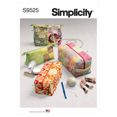 Simplicity 9525 Zippered Cases pattern from Jaycotts Sewing Supplies