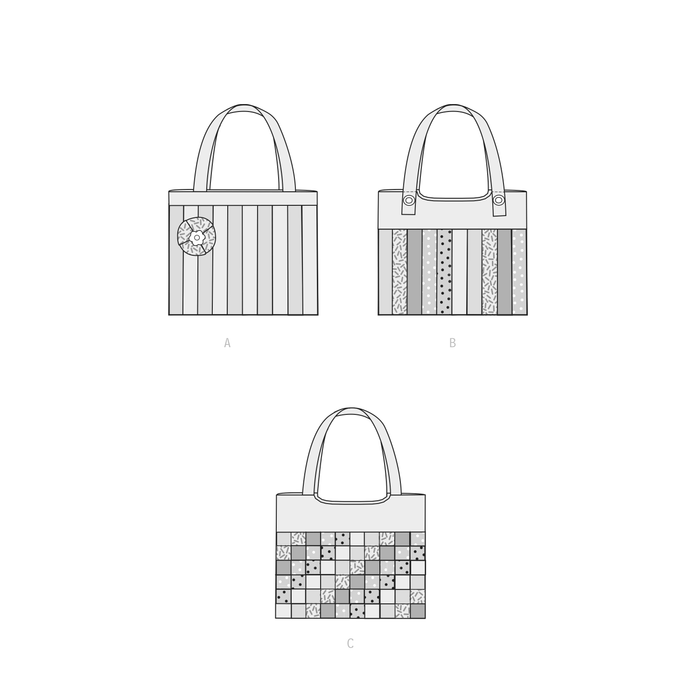 Simplicity sewing pattern S9526 Handbags — jaycotts.co.uk - Sewing Supplies