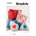 Simplicity 9530 Easy to Sew Pillows and Pillow Case pattern from Jaycotts Sewing Supplies