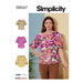 Simplicity 9547 Easy to Sew Top and Tunics pattern from Jaycotts Sewing Supplies