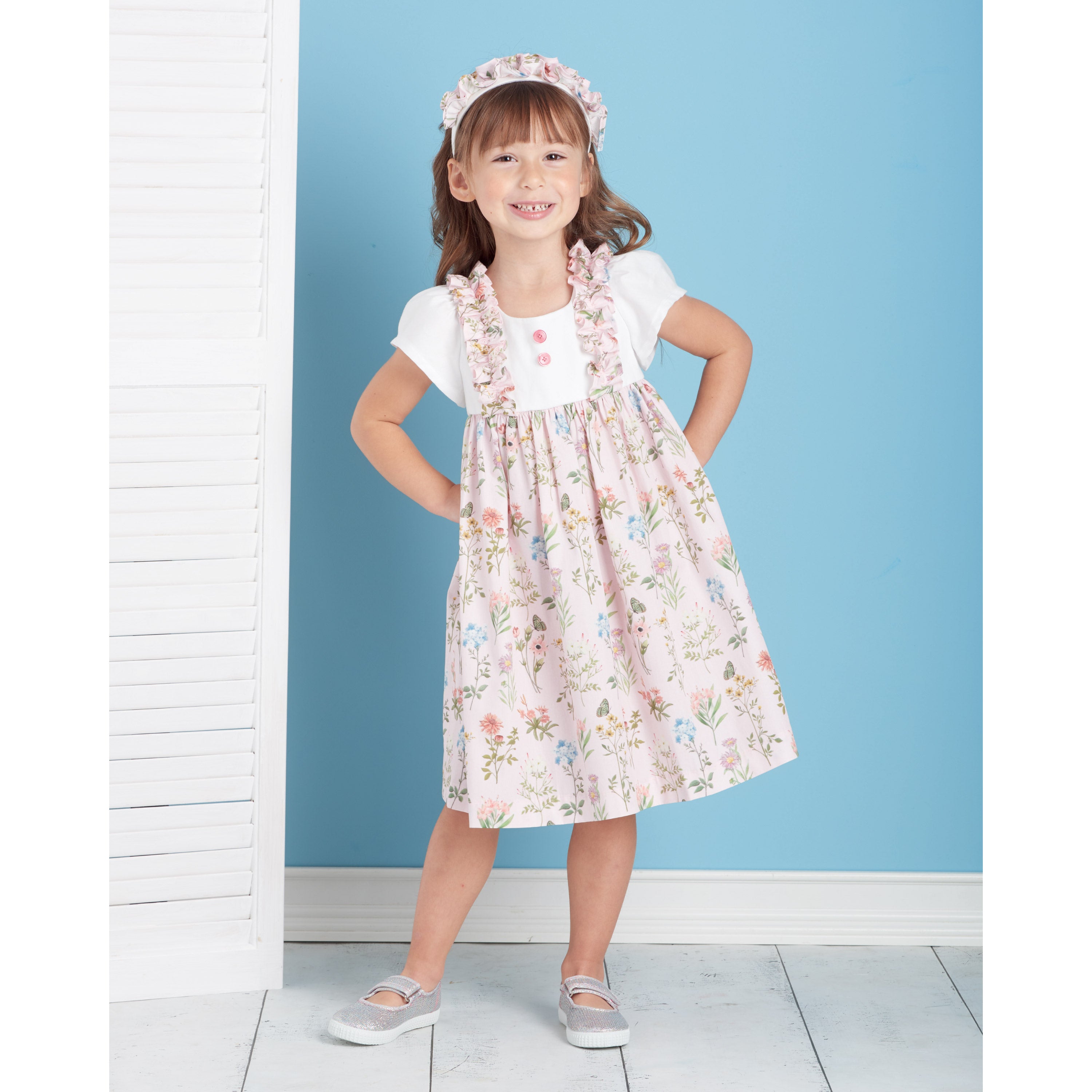 Simplicity 9559 Children's Dress, Top and bags pattern from Jaycotts Sewing Supplies
