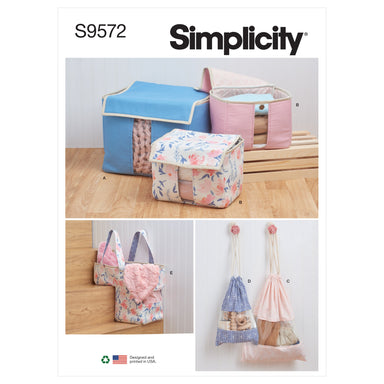 Simplicity 9572 Storage Organizers pattern from Jaycotts Sewing Supplies