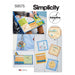 Simplicity pattern 9575 Fidget Pages, Quilt, Zipper Case and Key Fob from Jaycotts Sewing Supplies