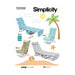 Simplicity Sewing Pattern 9586 Lounge and Beach Chair Covers from Jaycotts Sewing Supplies